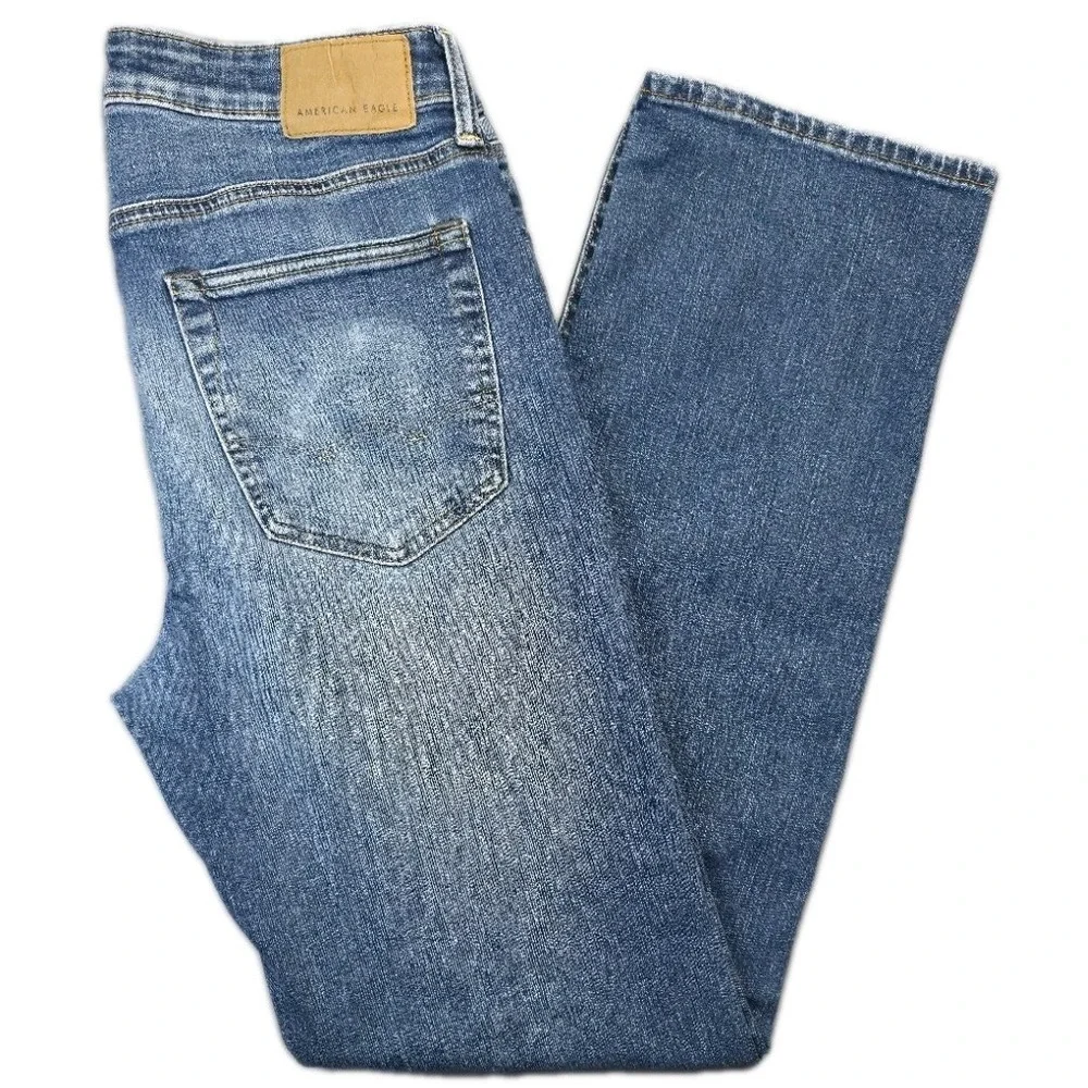 American Eagle AirFlex Original Bootcut Jeans Mens 32x34 Blue Denim